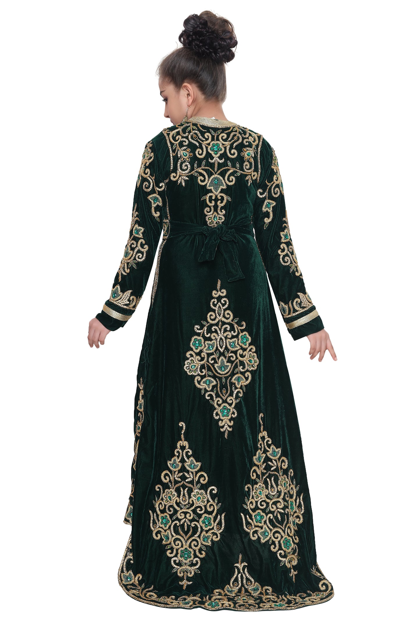 Embroidered Kaftan Party Wear For Kids - Maxim Creation